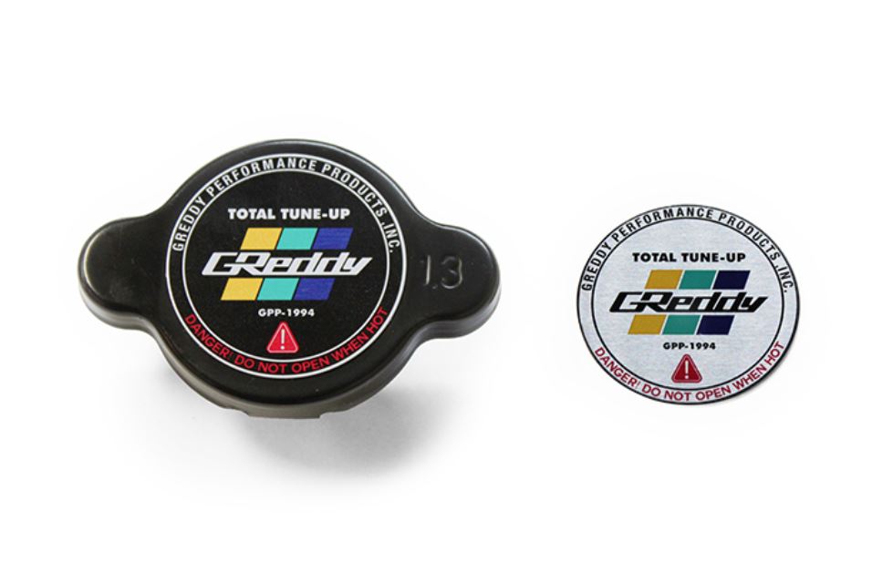 GReddy Type-S 1.3 Radiator Cap Most Nissan / Subaru / Mazda / Mitsubishi / Some Toyota - Black