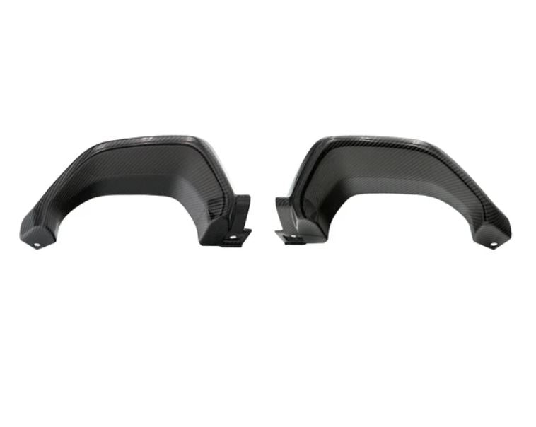 Remark 2022+ Subaru WRX Carbon Fiber Exhaust Finisher - Gloss Finish (RMK-05-EC01S-02)