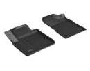 3D Maxpider 19-24 Nissan Armada Kagu Front Floor Mat- Black R1 (L1NS14611509)