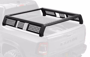 RealTruck 16-24 Toyota Tacoma 5 pies. Soporte para camión Bed GoRack Overland - Negro