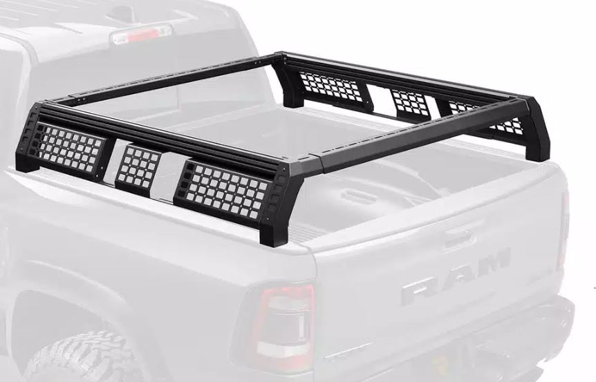 RealTruck 16-24 Toyota Tacoma 5 pies. Soporte para camión Bed GoRack Overland - Negro