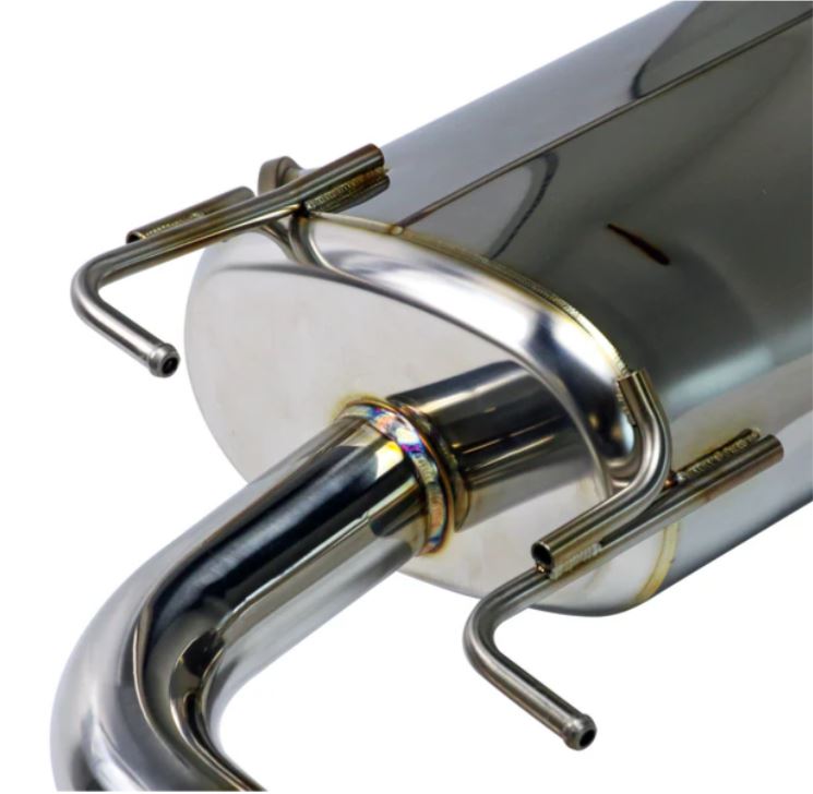 Remark 08-14 Subaru WRX STi GR Hatch Sports Touring Cat-Back Exhaust - SS Quad Tips (Resonated) (RK-C2076S-02)