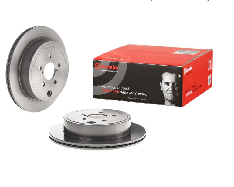 Brembo 13-16 Scion FR-S/13-17 Subaru BRZ/10-14 Legacy Rear Premium UV Coated OE Equivalent Rotor (09.C662.11)