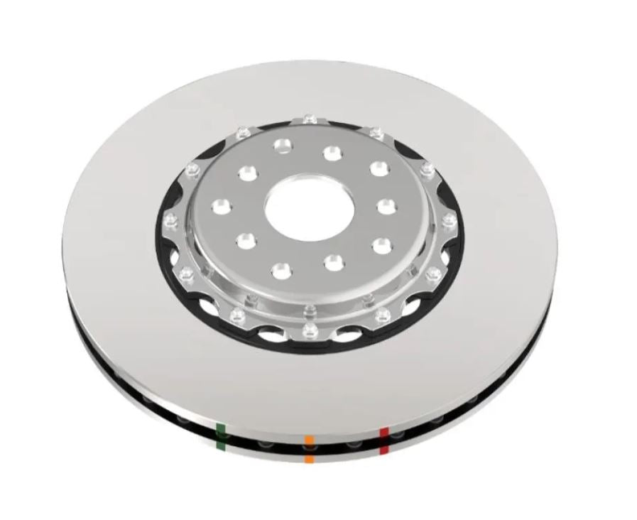 DBA 16-22 Lexus RC350 F Sport (w/356mm Frt Rotor) 2 Piece Front 5000 Series Plain Rotor w/Black Hat (53910BLK)