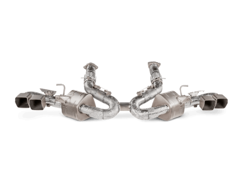 Akrapovic Titanium Slip-On Line for 2020+ Chevrolet Corvette C8