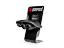 Akrapovic POS Car Counter Display with Sample Tail Pipe Set and High Gloss Carbon Diffuser - Part AKR P-CM-CDC/1
