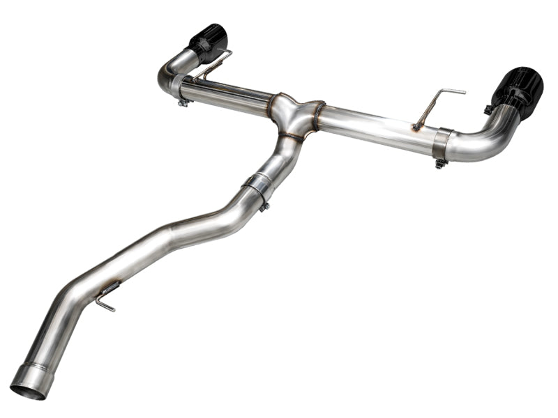 AWE Tuning 19-23 BMW 330i / 21-23 BMW 430i Base G2X Track Edition Axle-Back Exhaust - Diamond Black