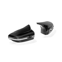 Akrapovic Carbon Fiber Mirror Cap Set for 2018+ BMW M5 (F90) & 2020 BMW M8 (F91/F92) – High Gloss Finish