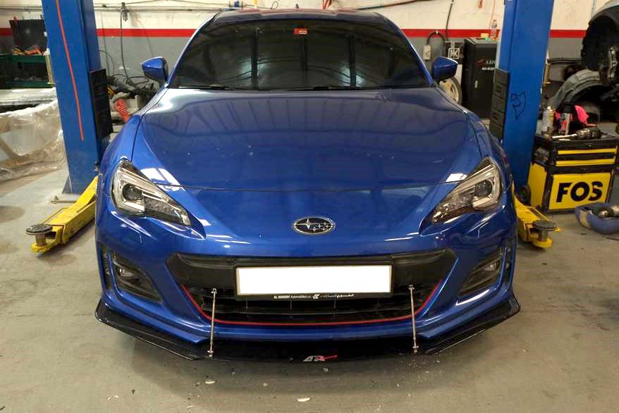 APR Peformance  Subaru BRZ Carbon Fiber Wind Splitter w/ Rods 2017-2021