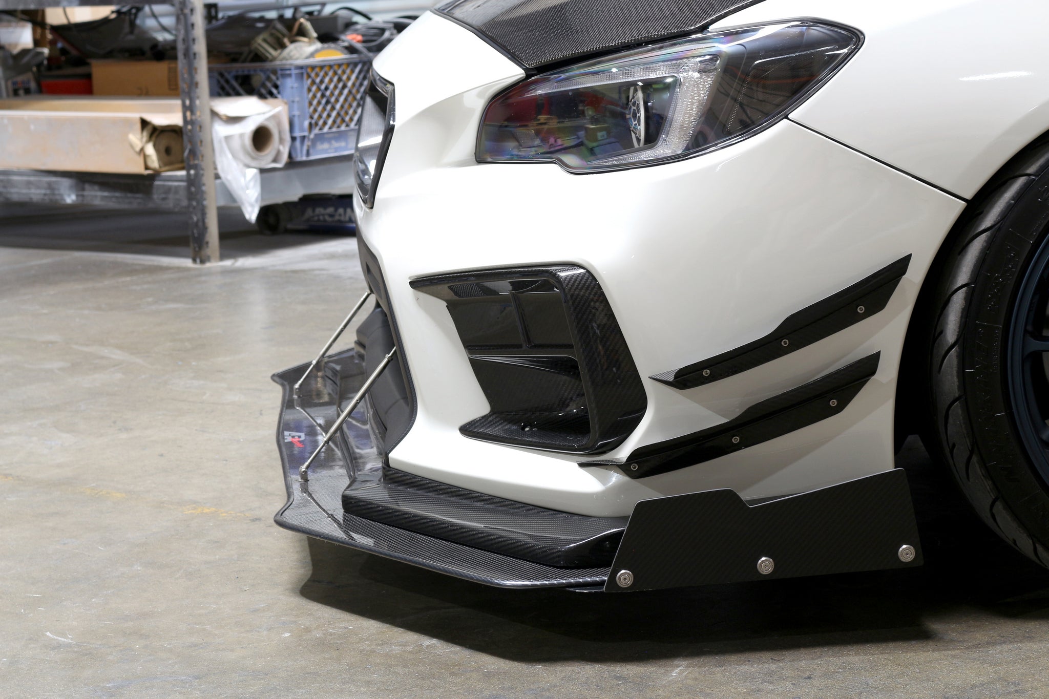 APR Peformance  Subaru WRX STI Carbon Fiber Canard 2018-2021