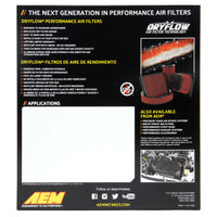 AEM Induction DryFlow Air Filter for Subaru WRX STI 2.5L (2019-2021)