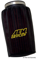 AEM Induction Dryflow Pre-Filter Part Number AEM1-4001 for 6-inch Air Intake Systems