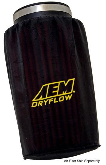 AEM Induction Dryflow Pre-Filter Part Number AEM1-4001 for 6-inch Air Intake Systems