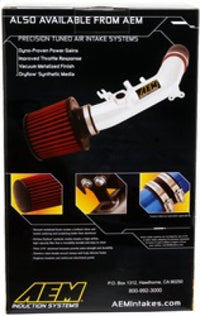 AEM DryFlow Air Filter for 2007-2014 Ford and Volvo Models - Round 2.75 inch ID x 6.25 inch OD x 8.25 inch H