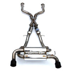 Invidia 2022+ Nissan Z 70mm Gemini Cat Back Exhaust - Single Layer Black Tip (HS22N4Z7GM1SBL)