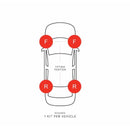 Koni GTS Coilovers 16-24 Honda Civic 50.5mm Front Strut Only or 54mm w/Incl. Spacer (Excl. MagRide) (1200 1011)