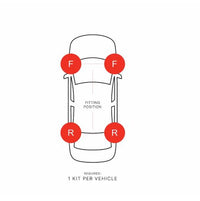 Koni GTS Coilovers 16-24 Honda Civic 50.5mm Front Strut Only or 54mm w/Incl. Spacer (Excl. MagRide) (1200 1011)