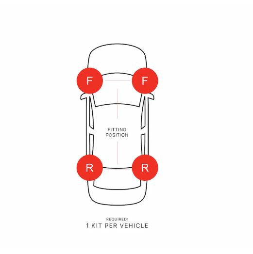 Koni GTS Coilovers 16-24 Honda Civic 50.5mm Front Strut Only or 54mm w/Incl. Spacer (Excl. MagRide) (1200 1011)
