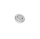 Project Kics 10mm Spacer Lug Thick 12x1.50 Special Lug Nut For Wide Tread Spacer (WZ10150)