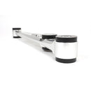 BLOX Racing V2 Billet Rear Lower Control Arms with Poly Bushings for 1996-2000 Honda Civic - Raw Finish