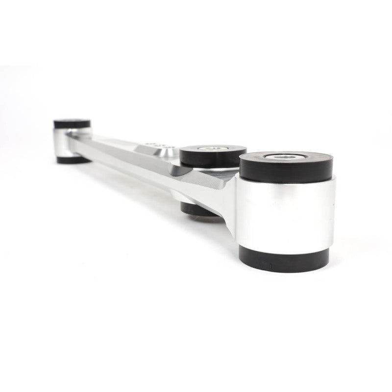 BLOX Racing V2 Billet Rear Lower Control Arms with Poly Bushings for 1996-2000 Honda Civic - Raw Finish