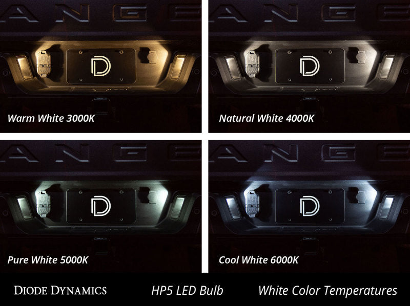 Diode Dynamics 194 HP5 LED Bulb - Red, High Power, Direct Replacement for Audi S5 and Volkswagen Passat