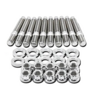 BLOX Racing SUS303 Stainless Steel Exhaust Manifold Stud Kit M8 x 1.25mm - 7 Pieces