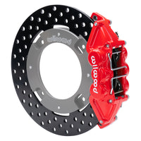 Wilwood 17-21 Can-Am X3RS Rear Brake Kit with 6-Piston Calipers and Drilled Rotors