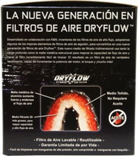 AEM Induction 3.25-inch DryFlow Short Neck 5-inch Element Filter - Universal Clamp-On Air Filter for Enhanced Performance