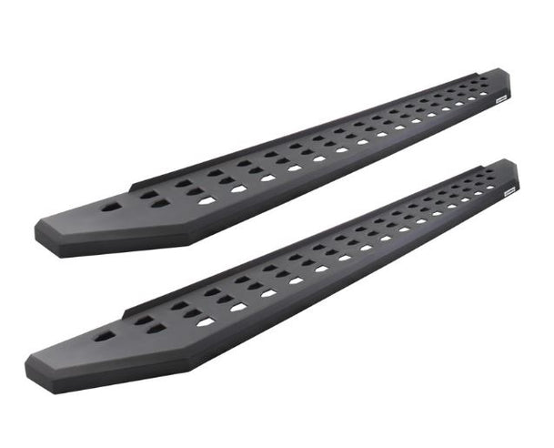 Kit Go Rhino 2022 Toyota Tundra Crew Max con estribo RB20 + soportes + 4 escalones de caída RB20 - Tex. Blk
