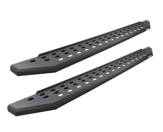 Kit Go Rhino 2022 Toyota Tundra Crew Max con estribo RB20 + soportes + 4 escalones de caída RB20 - Tex. Blk