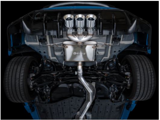 AWE Tuning 2023+ Honda Civic Type R FL5 Touring Edition Exhaust w/ Triple Chrome Silver Tips (3015-52287)