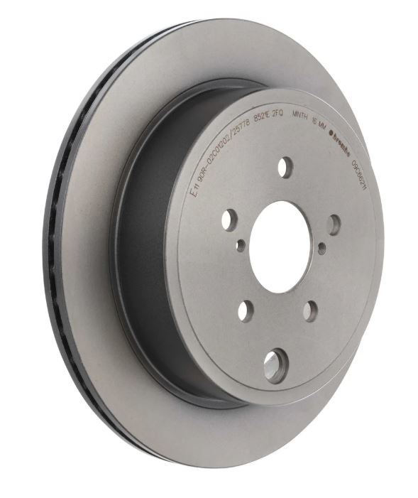 Brembo 13-16 Scion FR-S/13-17 Subaru BRZ/10-14 Legacy Rear Premium UV Coated OE Equivalent Rotor (09.C662.11)