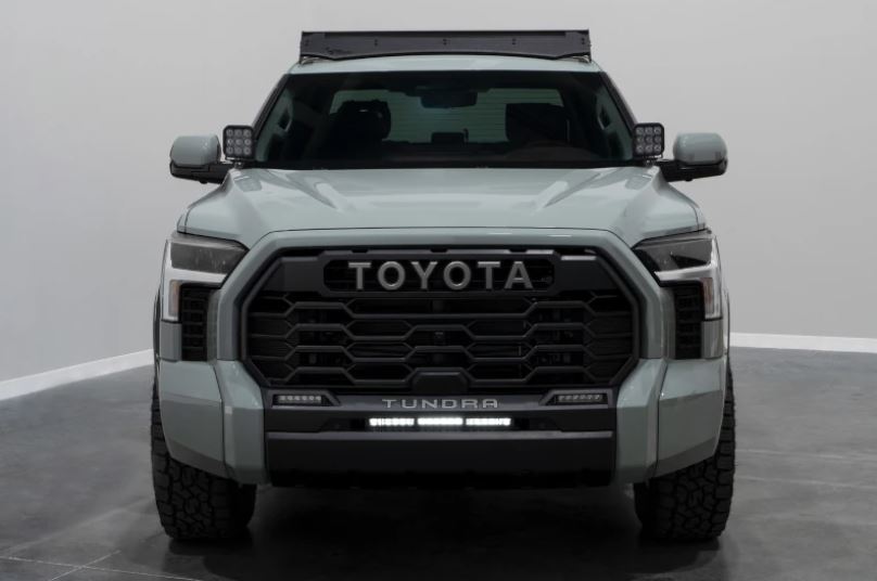 Diode Dynamics 2022+ Toyota Tundra Stealth Bumper Light Bar Kit - White Combo (DD7412)