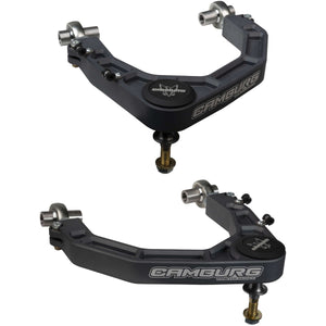 Camburg Toyota Tundra/Sequioa 2WD/4WD 22-25 KINETIK V2 Performance Billet Uniball Upper Arms (CAM-310189-GRY)