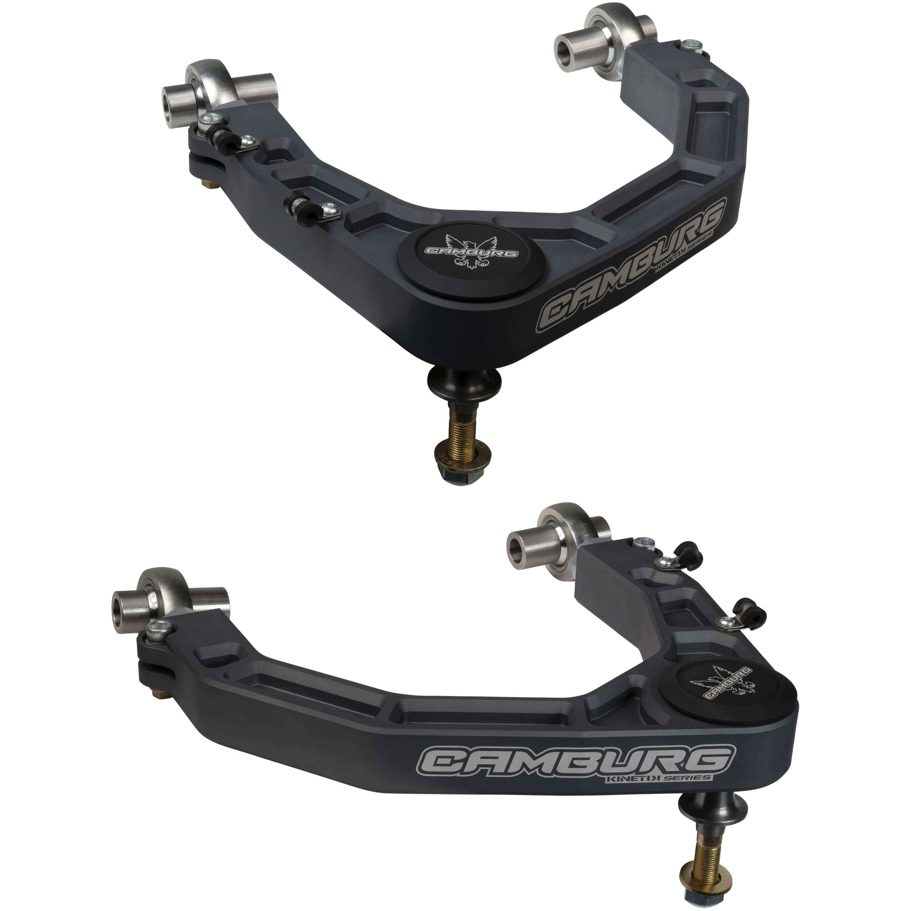 Camburg Toyota Tundra/Sequioa 2WD/4WD 22-25 KINETIK V2 Performance Billet Uniball Upper Arms (CAM-310189-GRY)