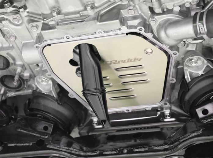 GReddy 2022+ Toyota GT86(JDM) / Subaru BRZ Placa deflectora de cárter de aceite - Acero inoxidable