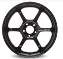 Advan R6 18x9.5 +29 5-114.3 Racing Titanium Black Wheel (YA68J29ETB)