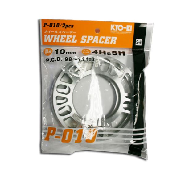 Espaciadores universales Project Kics de 10 mm (paquete de 2)