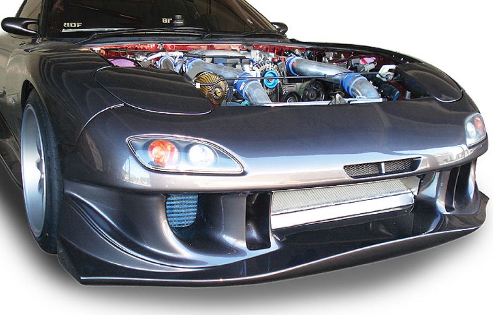 GReddy Mazda RX-7 FD3S Ver. 2 T-19 V-Mount Intercooler (12040720 ...