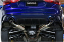 REMARK 14+ Infiniti Q50 Axleback Exhaust w/Mufflers - Burnt Double Wall Tip (RO-TTQ5-DM)
