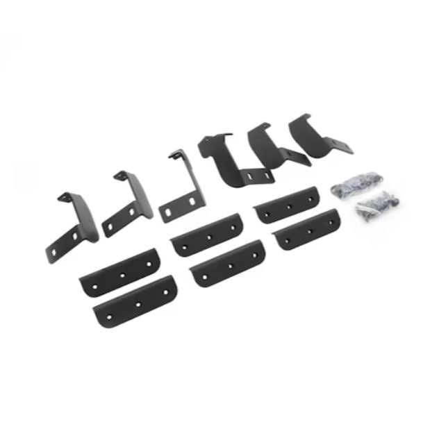 Go Rhino 2022 Toyota Tundra Crew Max Dominator Extreme DSS Kit completo de escalones laterales con escalón lateral + soportes
