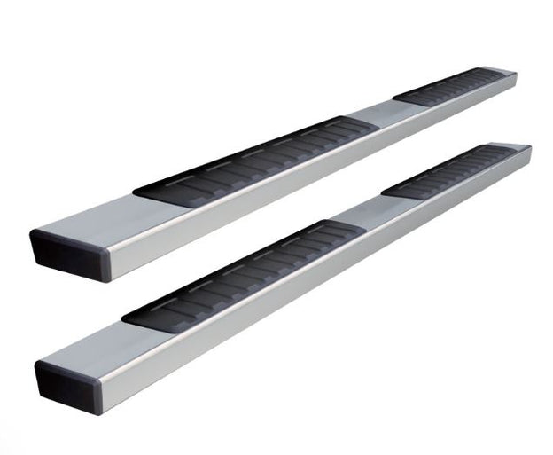 Go Rhino 2022 Toyota Tundra DC 4 puertas 6 pulgadas. Kit completo OE Xtreme II con escalones laterales + soportes - Pulido