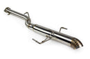 ISR Performance Series II - EP Single Tip Blast Pipe Exhaust - Resonated - 95-98 Nissan 240sx (S14) (IS-S2EPSR-S14)