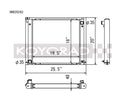 Koyo 90-96 Nissan 300ZX 3.0L Turbo (MT) Radiator (HH020243)