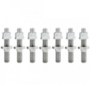 BLOX Racing SUS303 Stainless Steel Exhaust Manifold Stud Kit M8 x 1.25mm - 7 Pieces