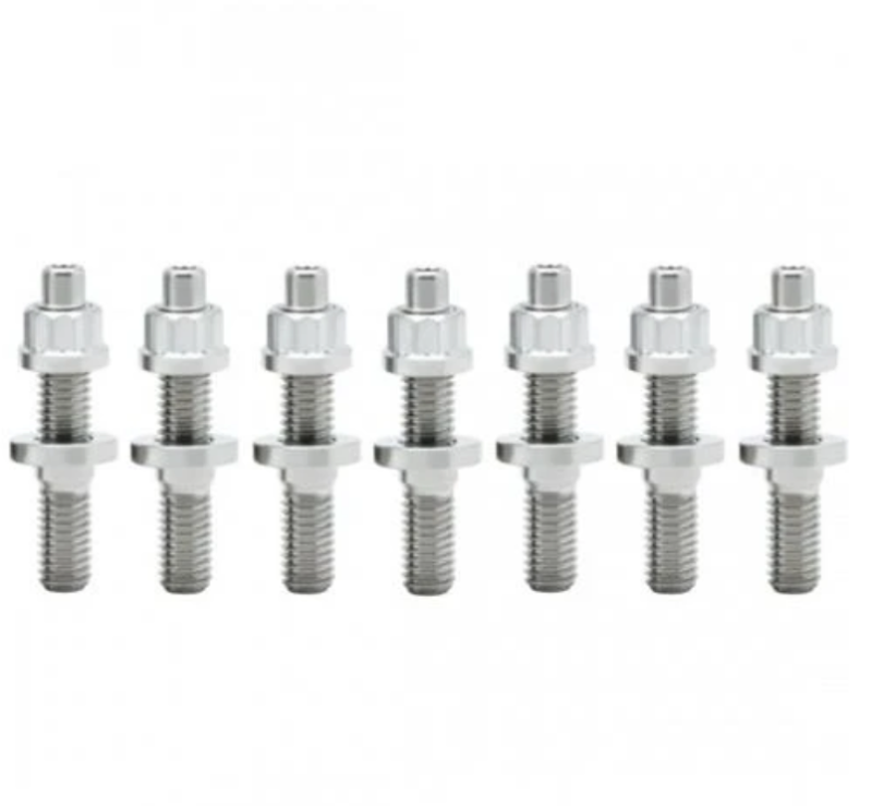 BLOX Racing SUS303 Stainless Steel Exhaust Manifold Stud Kit M8 x 1.25mm - 7 Pieces
