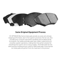 R1 2003-2025 Infiniti G35 Rear R1 Optimum OE Pads & Hardware Kit
