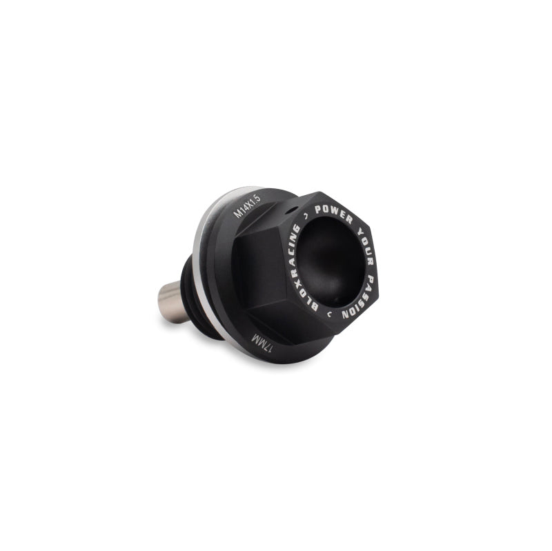 BLOX Racing Magnetic Drain Plug - Oil Pan Drain Fitting for Honda, Mitsubishi, Ford, GM, Mazda, Suzuki (14x1.5mm)