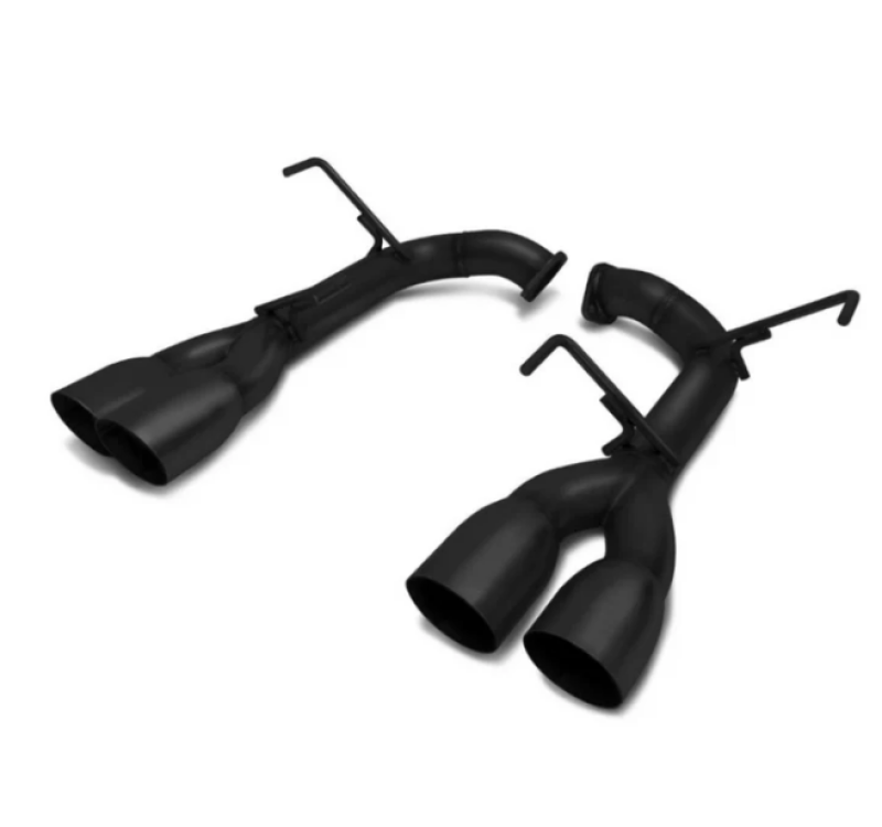 BLOX Racing 2022+ WRX Muffler Delete / Axle Back with 4-inch Single Wall Matte Black Tips